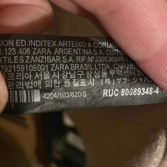 NWOT Zara Crossover Taupe Gold Shimmer Midi Dress - Picture 10 of 11